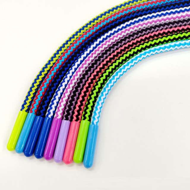 Custom hoodie drawstring cord polyester rope for hoodie string drawcord with customize logo rope shoelaces
