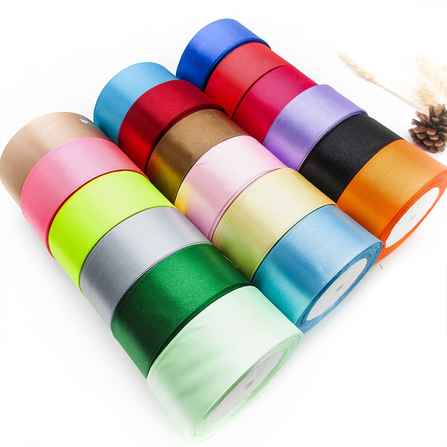 Wholcsalc Ribbons And Bow Red Satin Ribbon For Festival Celebration Gift Box Ribbon