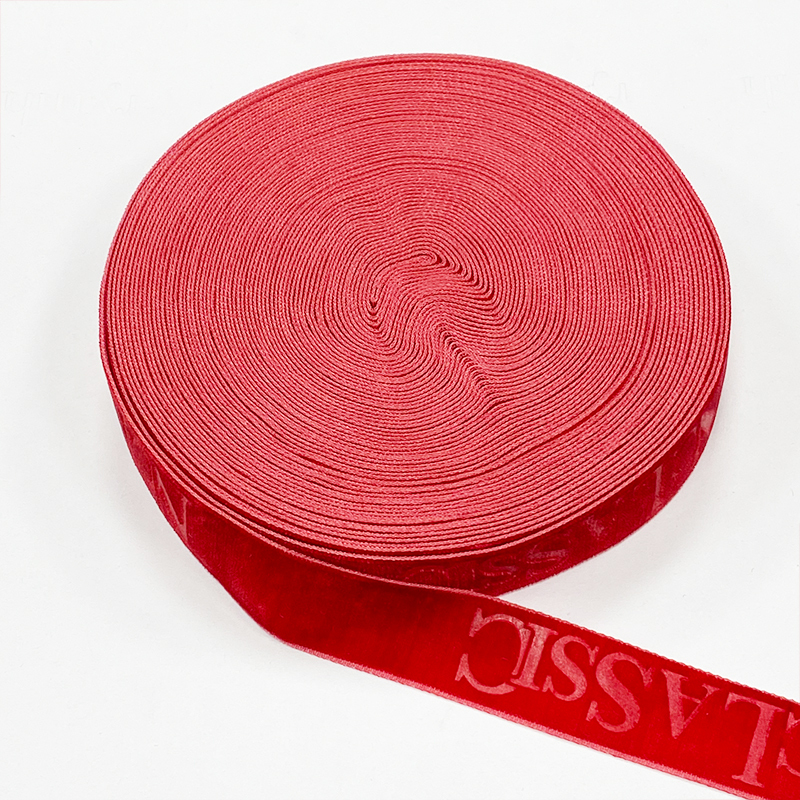 Manufacturers supply velvet embossed belt flocking belt clothing shoes hat decoration belt home DIY decorative accessories