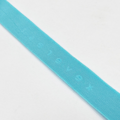 Embossed velvet belt single-sided flocking belt English embossed character woven belt with color DIY clothing accessories wholesale