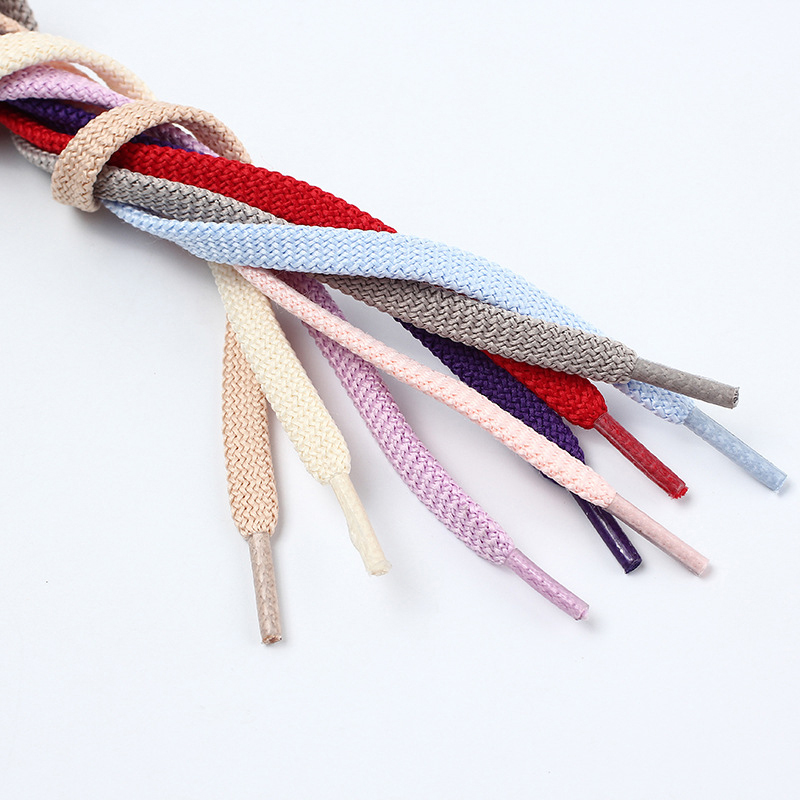 Factory wholesale polyester flat drawstring hoodie drawstring injection molding plastic head pants drawstring