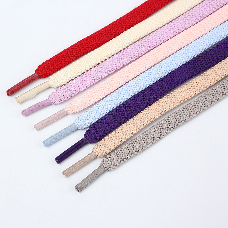 Factory wholesale polyester flat drawstring hoodie drawstring injection molding plastic head pants drawstring