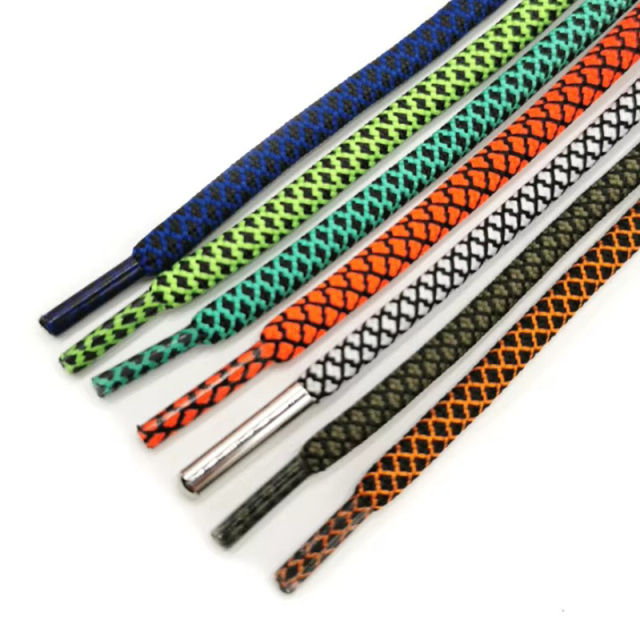 Color waist rope manufacturers directly supply polyester woven round rope pants and sports shoelace hoodie draw rop