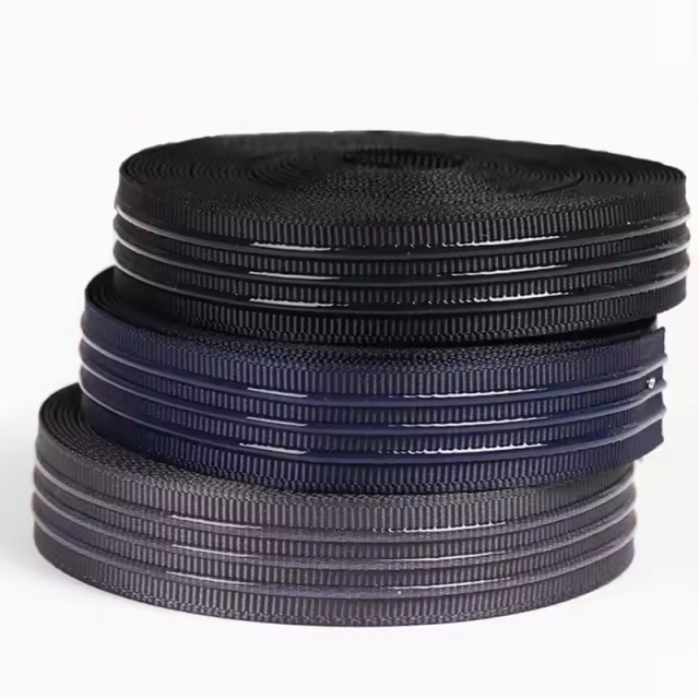 Hot Sale Logo Silicone Gripper Elastic Clothes Belt Tape Webbing Sports Soft Non-Slip Ribbon Elastic Customization