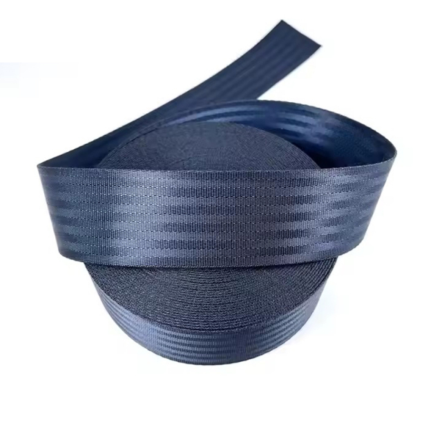 High Quality Strong Strength Wear Resistant Custom Wear-Resisting Belt Black Tubular Webbing