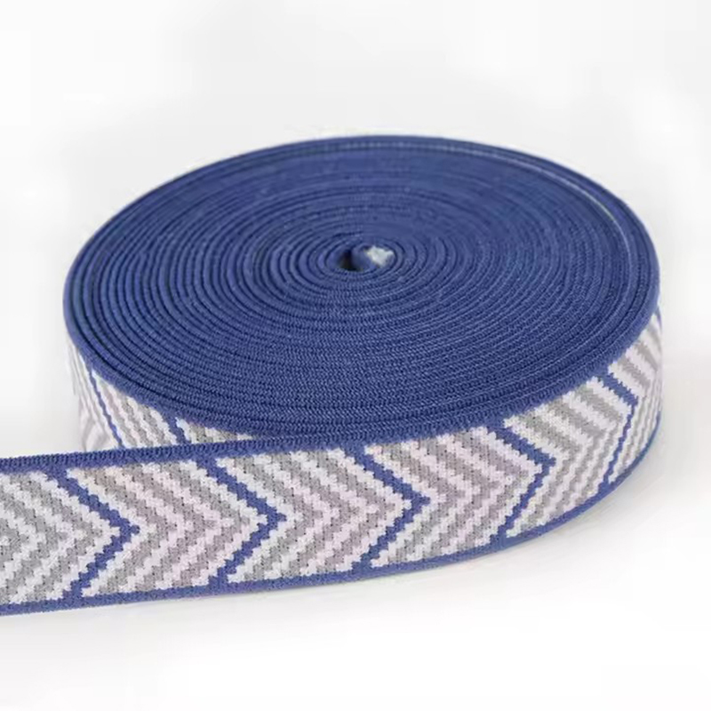 Custom Ethnic Jacquard Webbing Ethnic Pattern Embroidery Band Fashionable Elastic Jacquard Webbing For Clothing