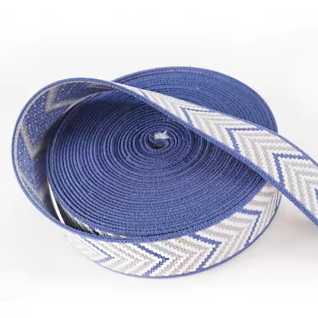 Custom Ethnic Jacquard Webbing Ethnic Pattern Embroidery Band Fashionable Elastic Jacquard Webbing For Clothing