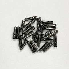 Manufacturers spot shoelaces metal round head cap rope copper head pants rope metal buckle round metal rope head bell