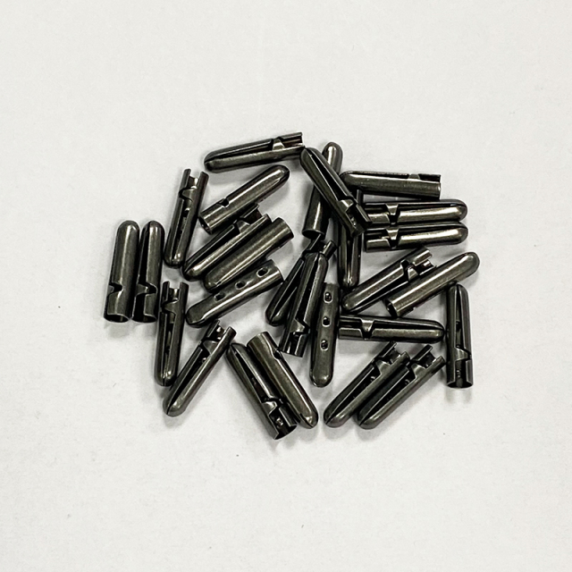 Manufacturers spot shoelaces metal round head cap rope copper head pants rope metal buckle round metal rope head bell