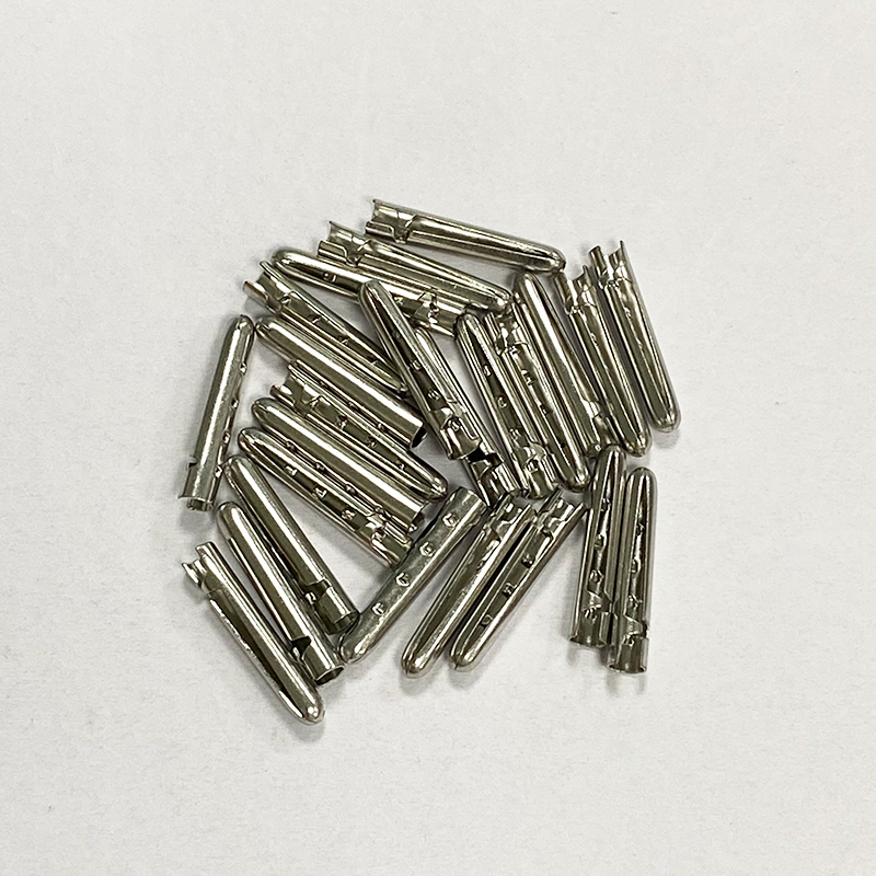 Manufacturers spot shoelaces metal round head cap rope copper head pants rope metal buckle round metal rope head bell