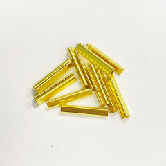 Hot sales brass custom hoodies aglet drawstring tips metal aglet metal cord tip cord end