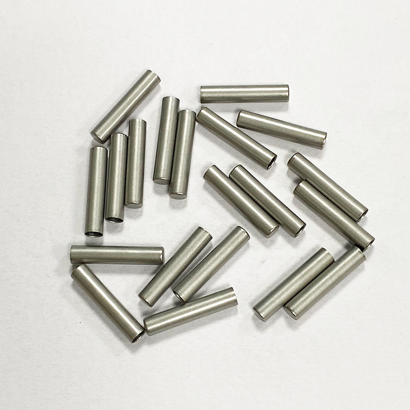Metal straight bell down clothing accessories Rope buckle Hoodie rope adjustable button Elastic rope button