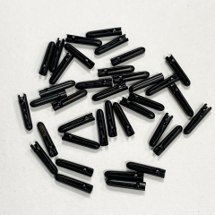 Manufacturers direct metal carving shoe lead clothing clip cap rope webbing rope clip warhead tail