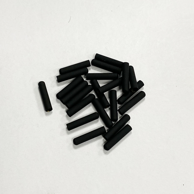 Plastic cap rope bullet bell tail matte plastic rope buckle pants rope rope head plastic ABS
