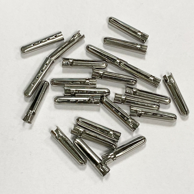 Clothing hoodie rope long half-slit bullet Metal shoelace head rope head bullet accessories rope buckle