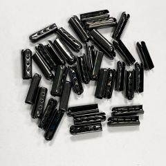 Factory straight supply shoelaces metal round head cap rope copper head pants rope metal buckle round metal rope head