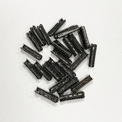 Factory supply metal hollow straight cylinder type down clothing accessories rope buckle hoodie rope buckle adjustable buckle buckle