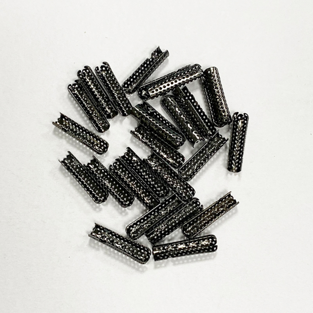 Factory supply metal hollow straight cylinder type down clothing accessories rope buckle hoodie rope buckle adjustable buckle buckle