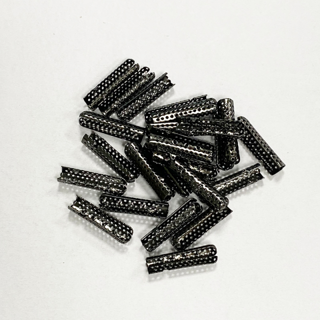 Factory supply metal hollow straight cylinder type down clothing accessories rope buckle hoodie rope buckle adjustable buckle buckle