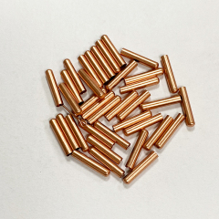 Metal Rose gold rope head fastener cap cap rope fastener Shoe fastener Alloy belt rope fastener accessories
