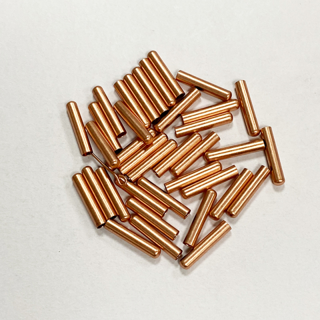 Metal Rose gold rope head fastener cap cap rope fastener Shoe fastener Alloy belt rope fastener accessories