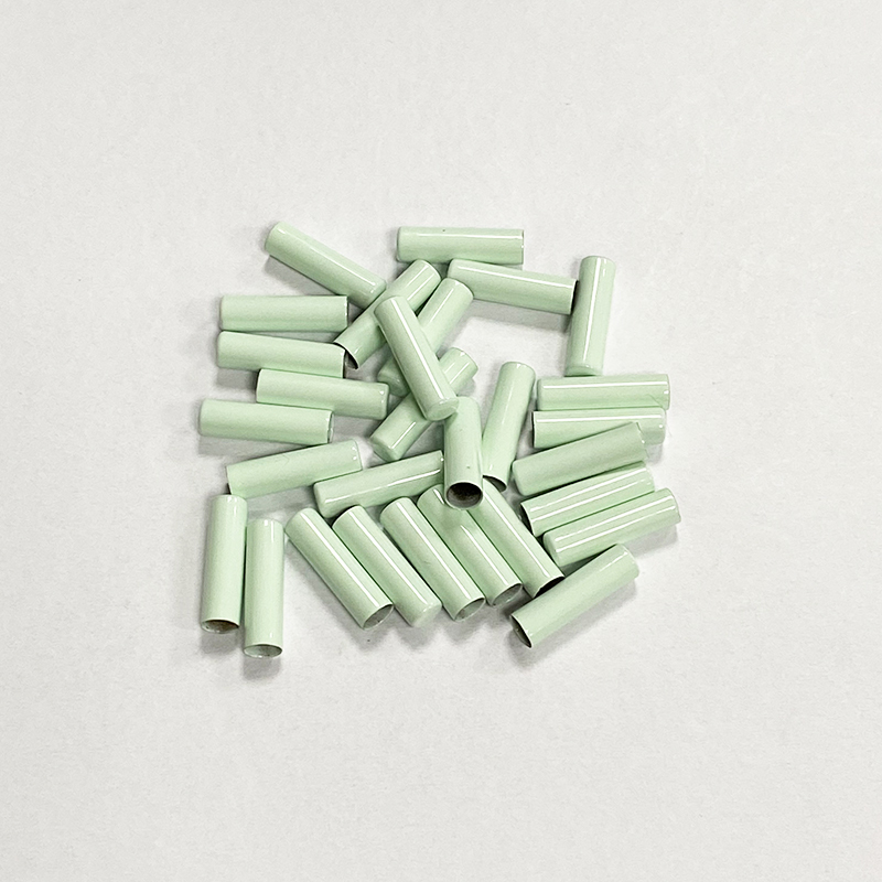 Wholesale custom plastic shoulder strap printed logo Shoe Lace shoulder strap shoelace tips Matte shoulder strap green rope end