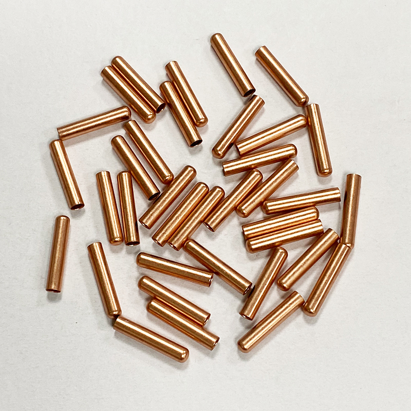 Metal Rose gold rope head fastener cap cap rope fastener Shoe fastener Alloy belt rope fastener accessories