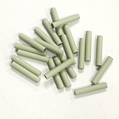 Custom fashion plastic shoulder strap Tips End of leather string End of green plastic rope End of terminal cord lock End of clothing pull rope