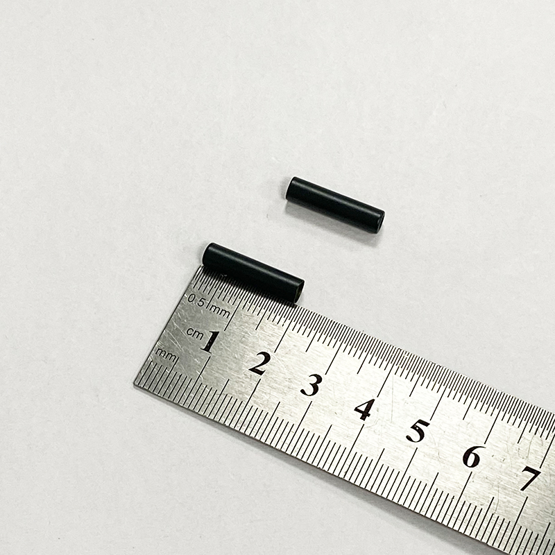 Black plastic cap rope snap bell tail matte plastic rope buckle pants rope rope head plastic ABS