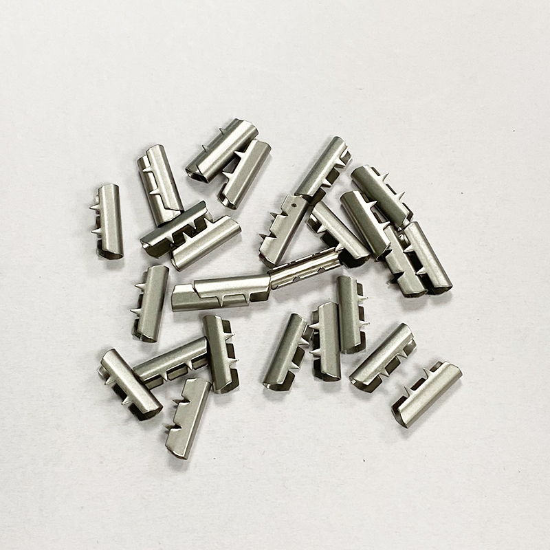 Factory custom shoelaces metal round head cap rope copper head pants rope metal buckle Round metal rope head bell