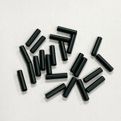 Black plastic cap rope snap bell tail matte plastic rope buckle pants rope rope head plastic ABS