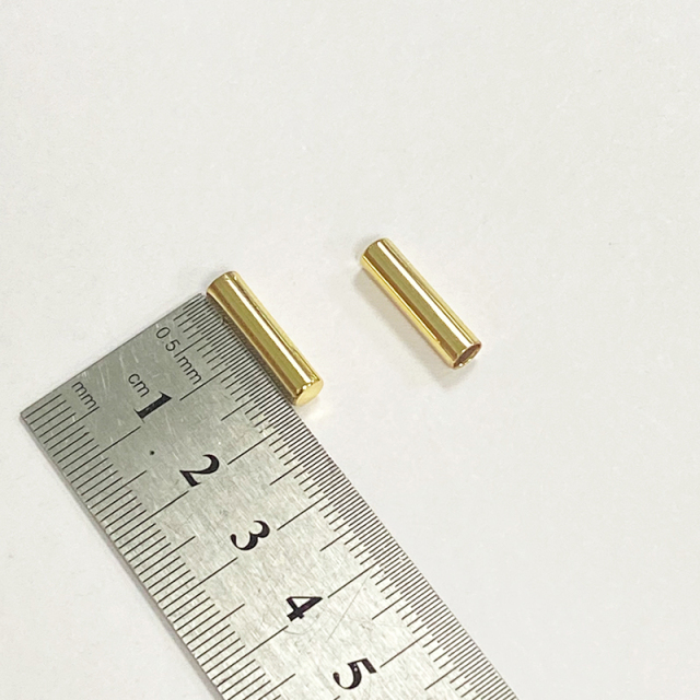 Factory custom yellow metal straps DIY LACES lace Charm tips Replace end LACES bullet straps tips