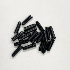 Factory straight supply shoelaces metal round head cap rope copper head pants rope metal buckle round metal rope head