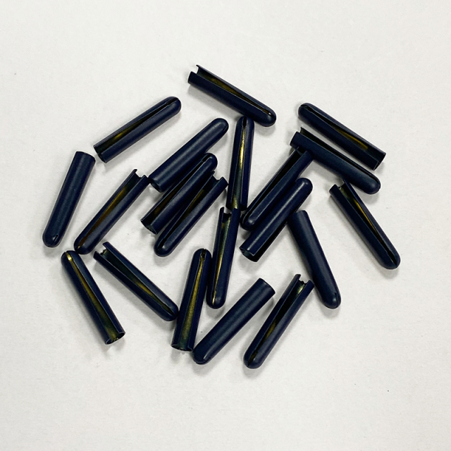 Manufacturers direct metal carving shoe lead clothing clip cap rope webbing rope clip warhead tail