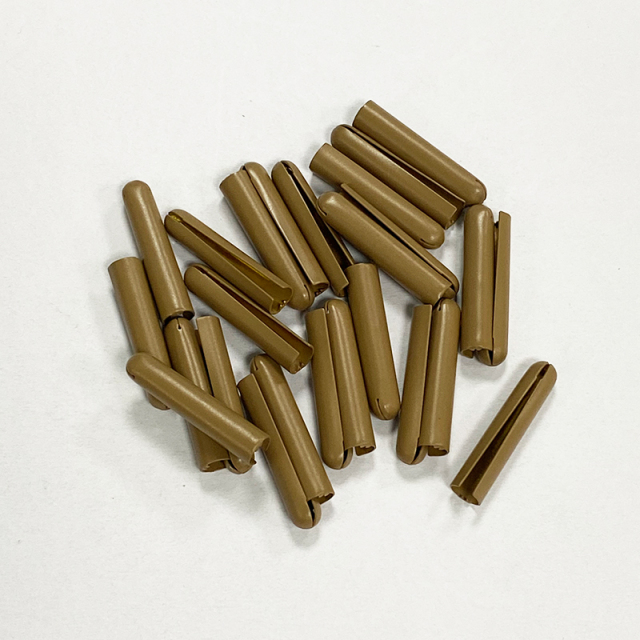Copper pipe round head metal shoelace head rope head sweatpants rope head coat trench coat rope cap head