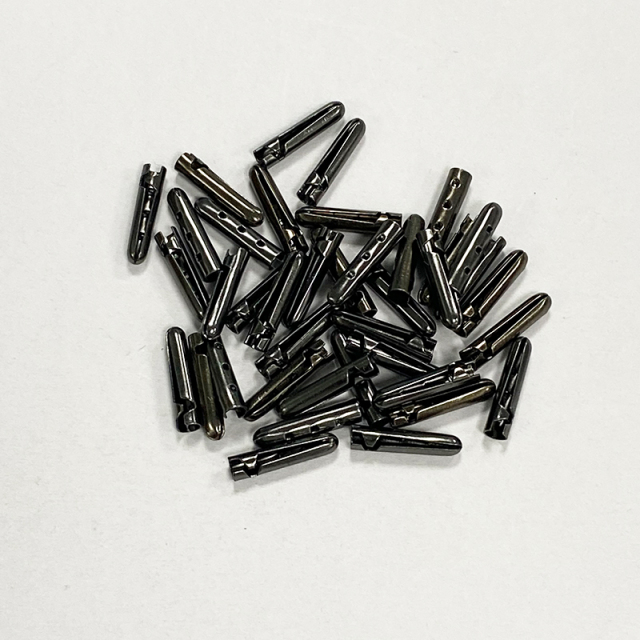 Manufacturers spot shoelaces metal round head cap rope copper head pants rope metal buckle round metal rope head bell