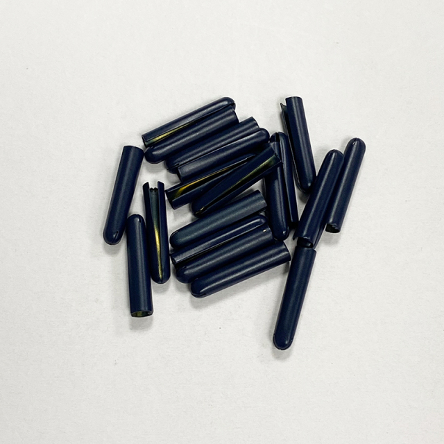 Manufacturers direct metal carving shoe lead clothing clip cap rope webbing rope clip warhead tail