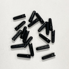 Factory straight supply shoelaces metal round head cap rope copper head pants rope metal buckle round metal rope head