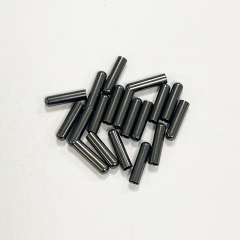 Factory directly supply shoelaces Black metal round head cap rope copper head pants rope metal buckle round metal rope head