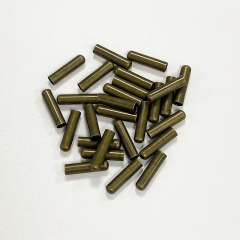 Copper pipe round head metal shoelace head rope head sweatpants rope head coat trench coat rope cap head