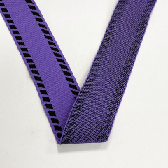 Factory custom ethnic wind blank webbing bracelet can be embroidered tassel woven DIY Wrist strap