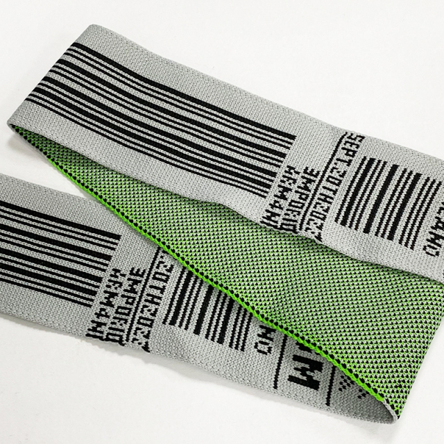 Jacquard letter bar code color striped ribbon fashion casual men's and women's mesh red pants side strap
