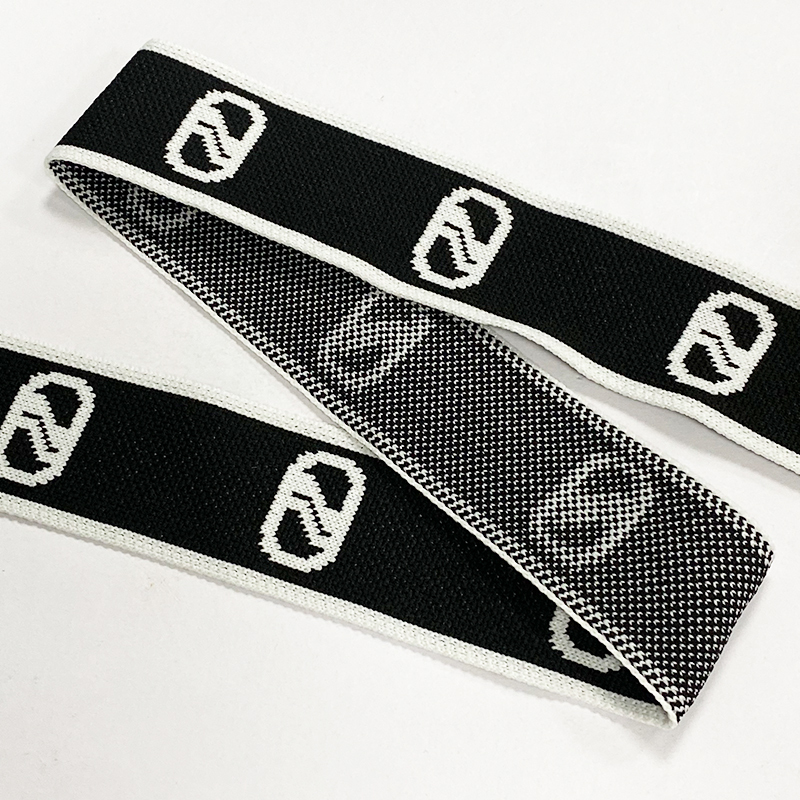 Manufacturer printed letter elastic band silk screen digital printing elastic band shoulder strap Underwear belt waistband waistband Elastic band