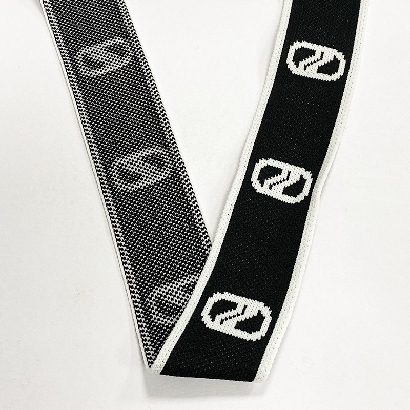 Manufacturer printed letter elastic band silk screen digital printing elastic band shoulder strap Underwear belt waistband waistband Elastic band
