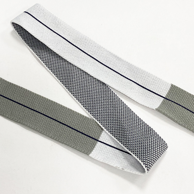 Knitted jacquard with accessories casual wear school uniform T-shirt sport pants side strip widened decorative ribbon DIY