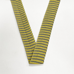 Serrated hat strap accessories yarn-dyed hat strap case paper bag carrying bow decorative ribbon wholesale