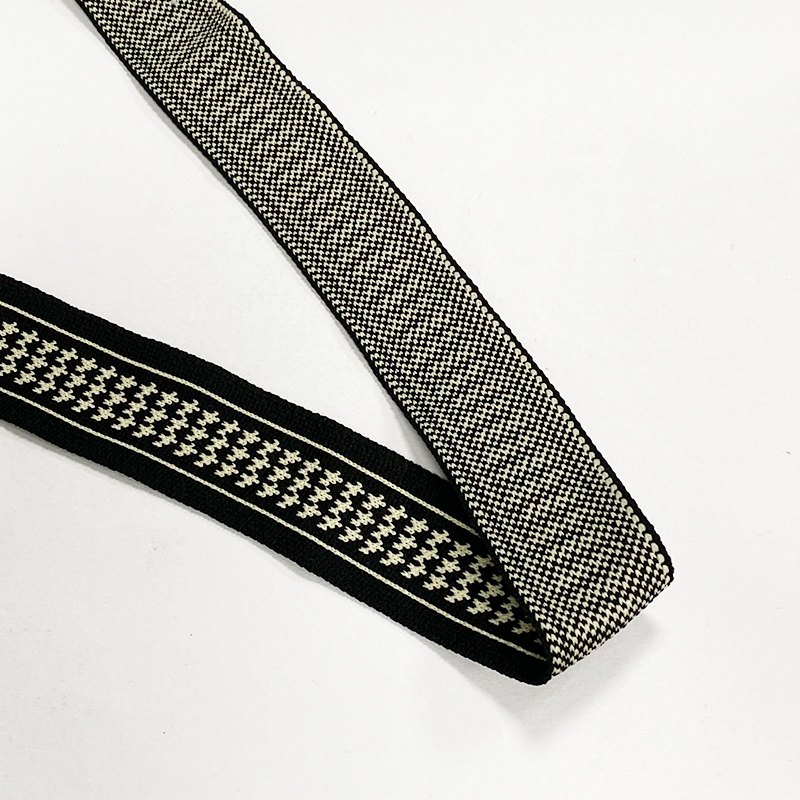 Wholesale knitted with micro-elastic jacquard rib belt clothing accessories clothing side strip decorative belt diy