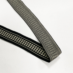 Wholesale knitted with micro-elastic jacquard rib belt clothing accessories clothing side strip decorative belt diy