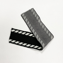 Wholesale national wind blank webbing bracelet can be embroidered tassel woven DIY wrist strap