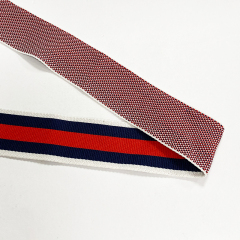 Tri-color striped ribbon medal lanyard intercolor polyester ribbon luggage shoes clothing accessories ribbon spot wholesale